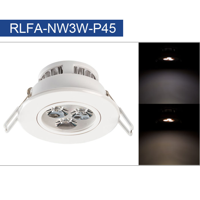 LED Recessed Light Fixture - Aimable - 40 Watt Equivalent - 3.5" - 290 Lumens